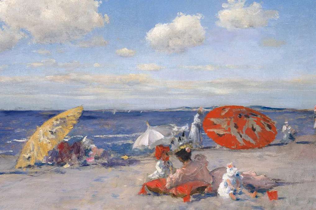 At the Seaside by William Merritt Chase, 1892