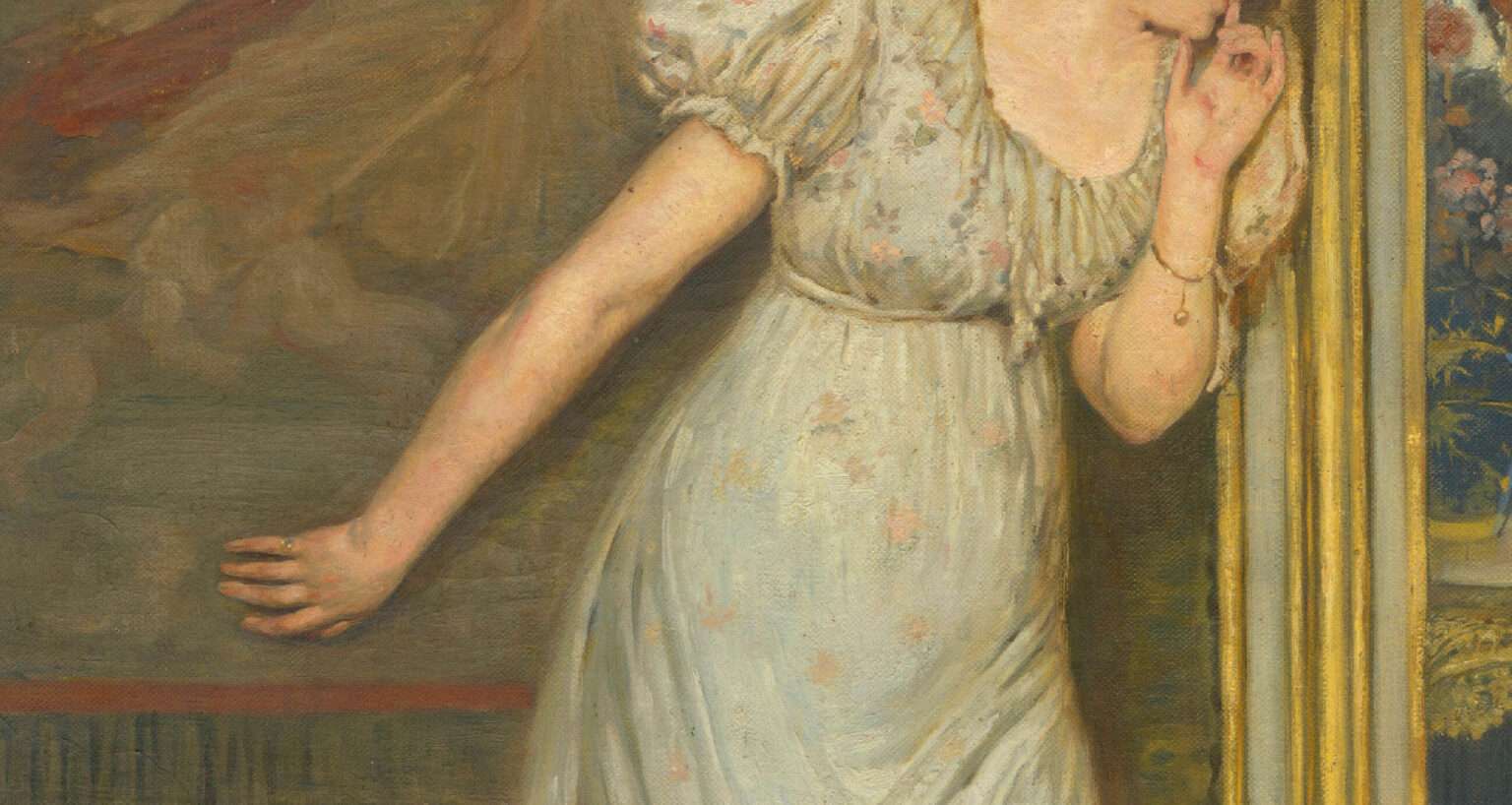 Courting by Andor Dudits, 1893