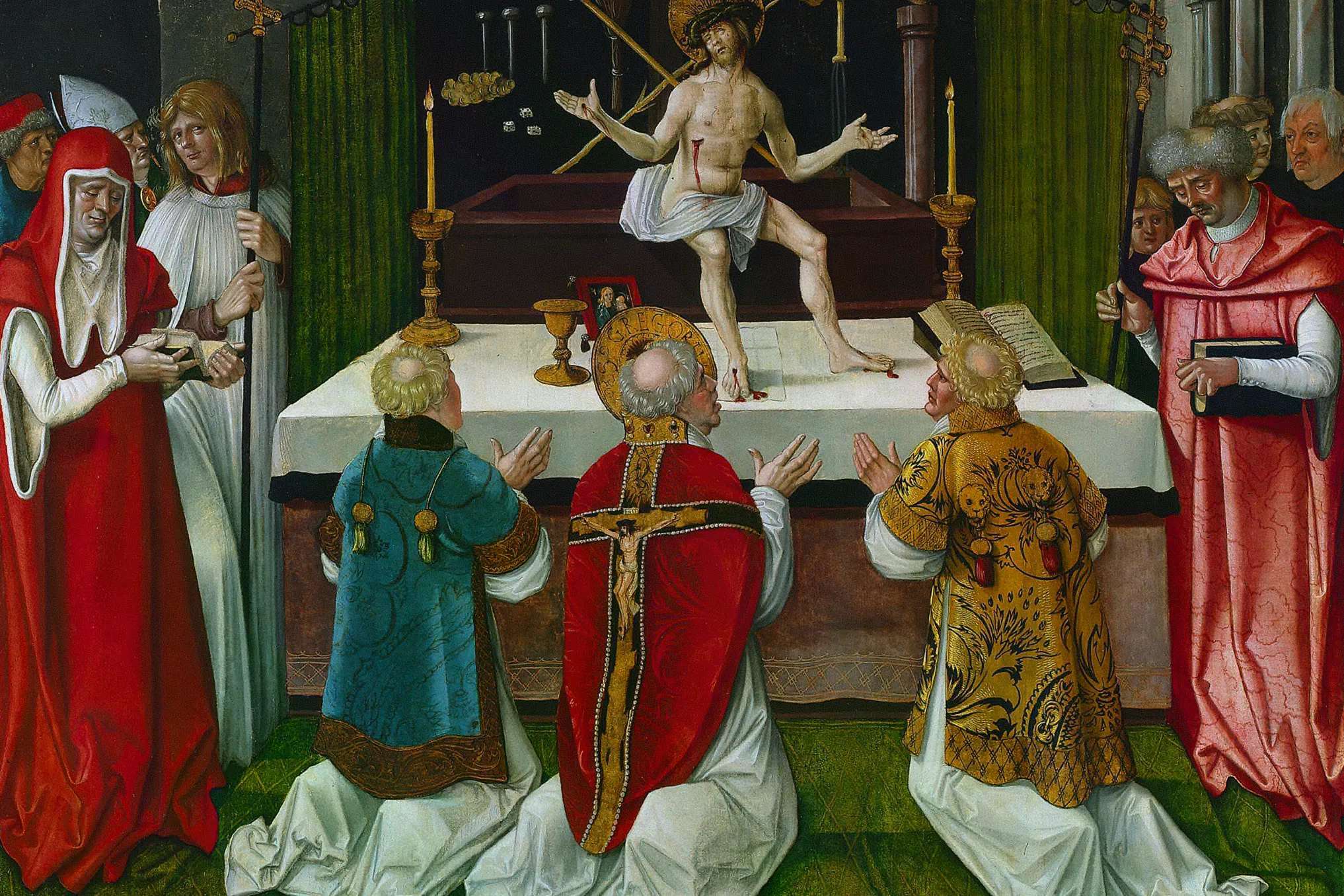 "The Mass of Saint Gregory" by Hans Baldung, 1484/85-1545