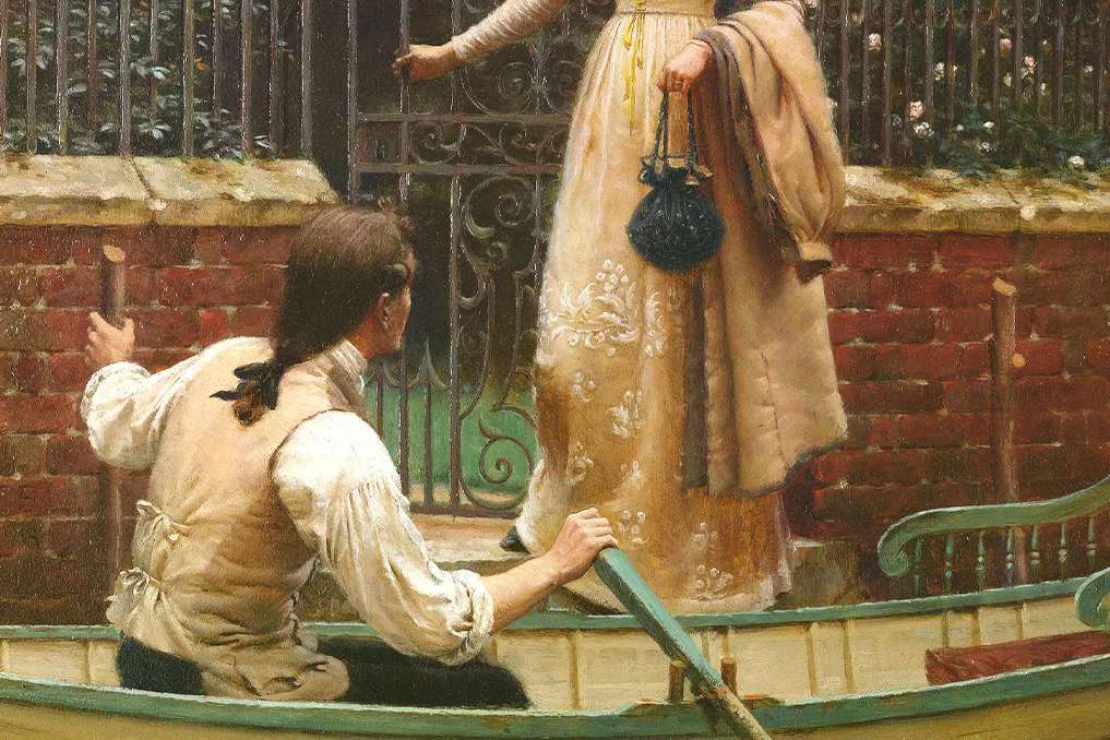 The Elopement by Edmund Leighton, 1893