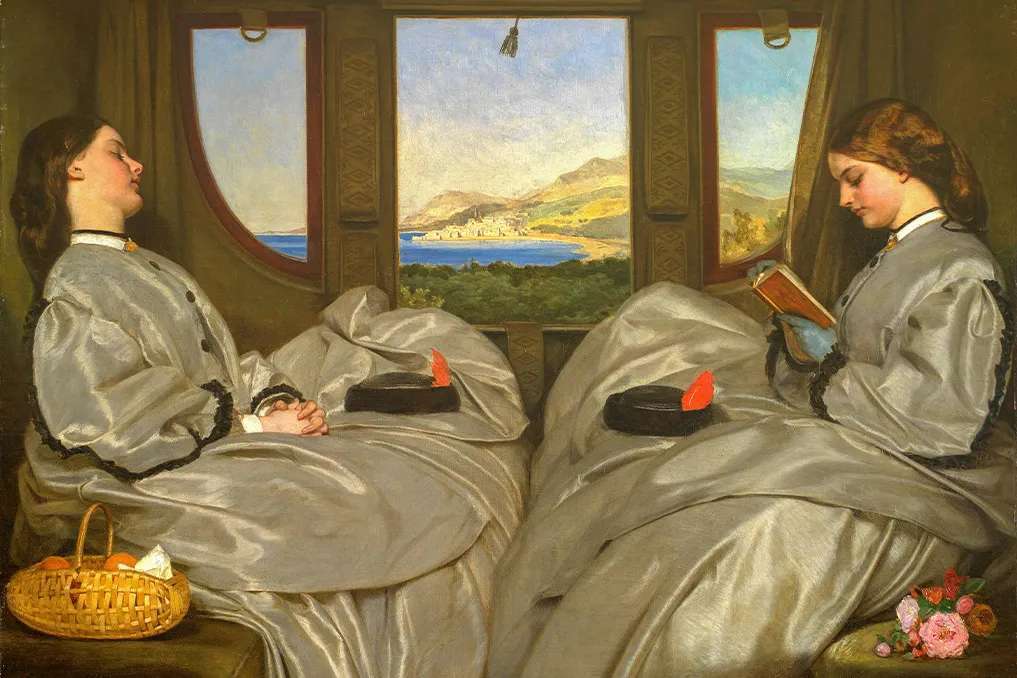 The Travelling Companions by Augustus Leopold Egg, 1862