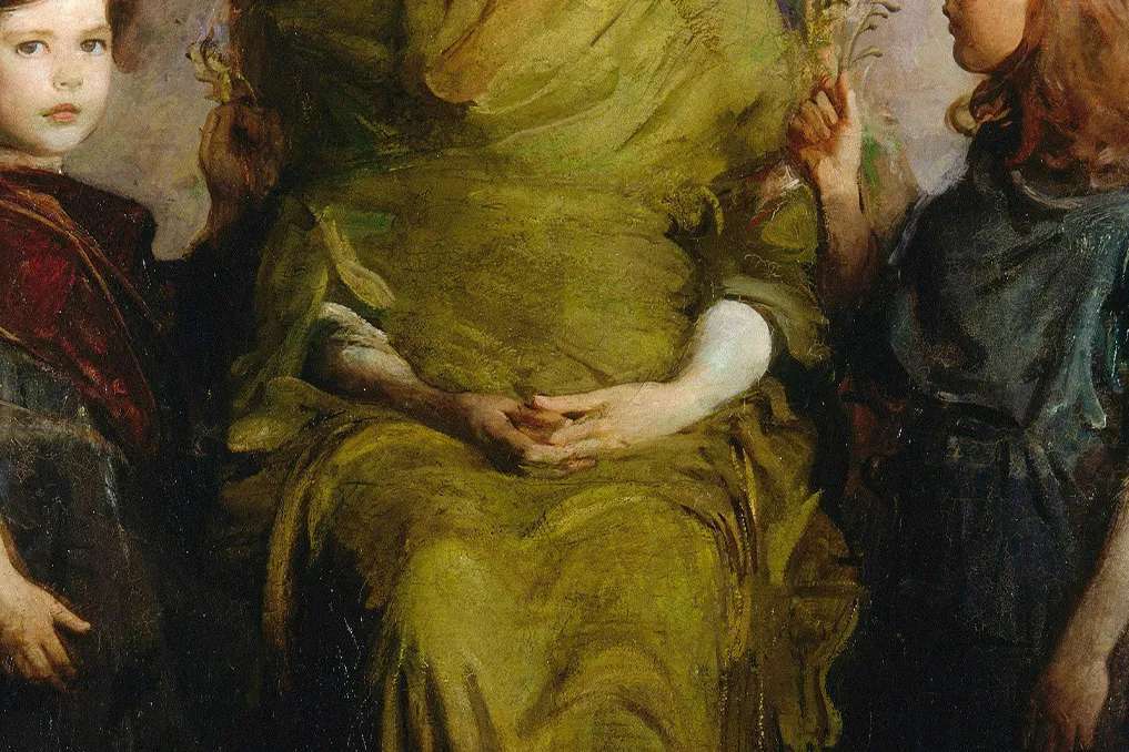 Virgin Enthroned by Abbott Handerson Thayer, 1891