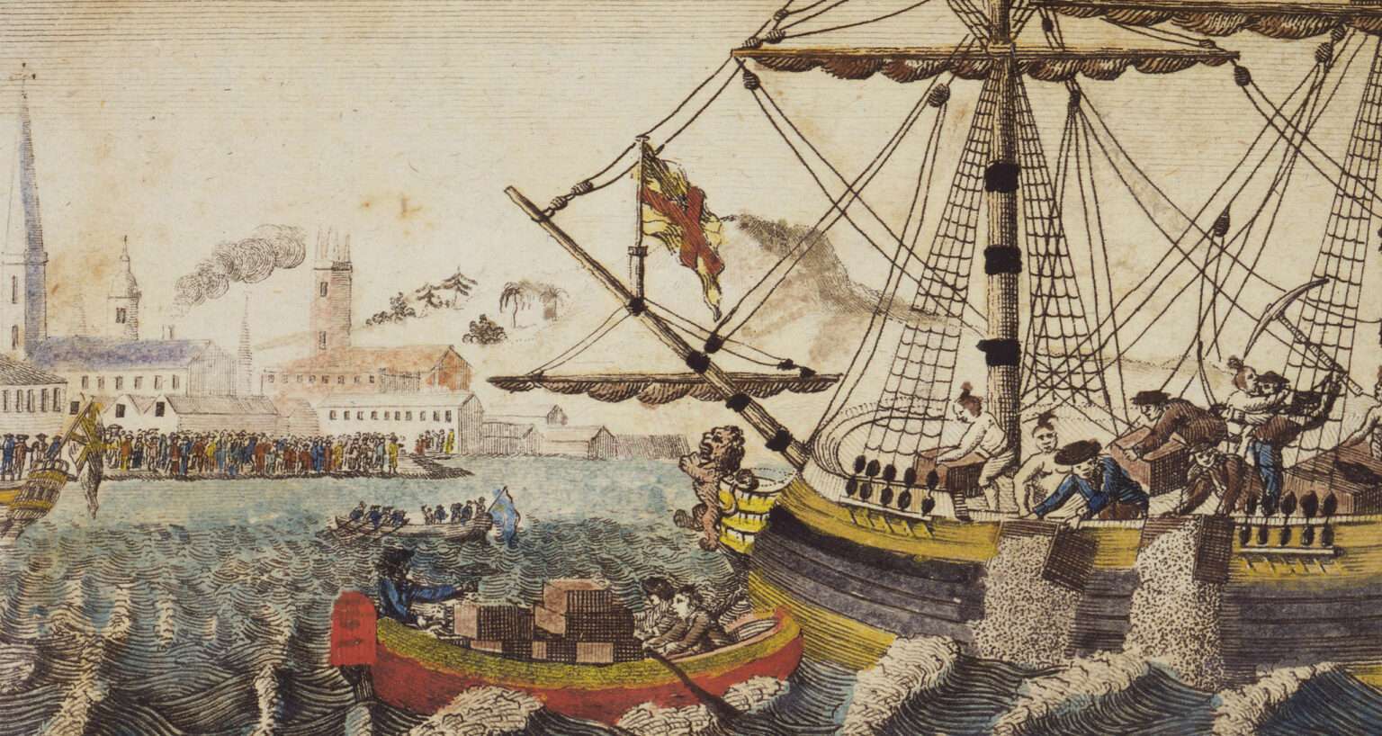 Boston Tea Party by W.D. Cooper