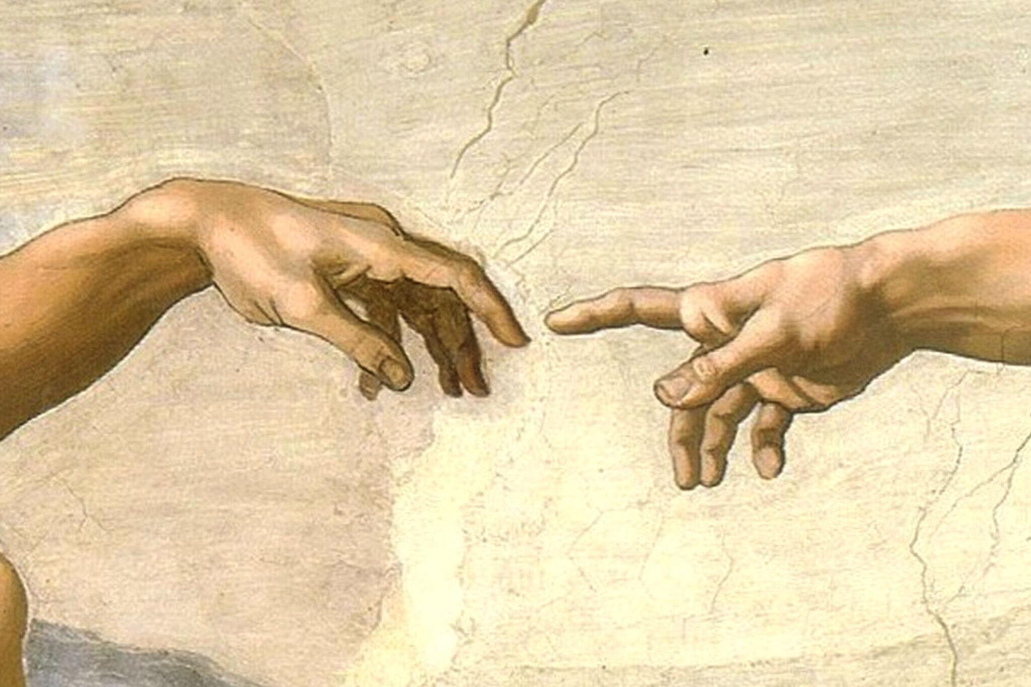 Michelangelo / Creation of Adam (Cropped)