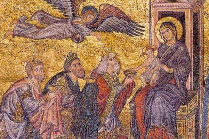 Walks in St. Francis at Greccio by Giotto